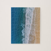 Turquoise Blue Palm Coast Sandy Beach Legpuzzel (Verticaal)