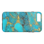 "Turquoise Blue Phone Case" Case-Mate iPhone Case (Achterkant (Horizontaal))