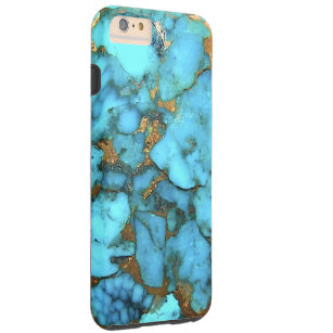 "Turquoise Blue Phone Case" Tough iPhone 6 Plus Hoesje