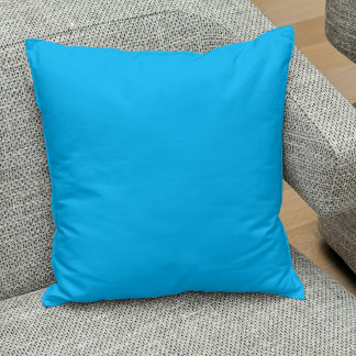 Turquoise Blue Plain Solid Color Kussen