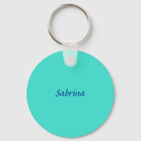 Turquoise Blue Professional Modern Elegant Name