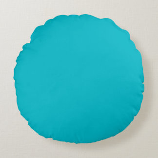 Turquoise Blue Rond Kussen