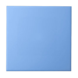 Turquoise Blue Solid Color Tile Tegeltje