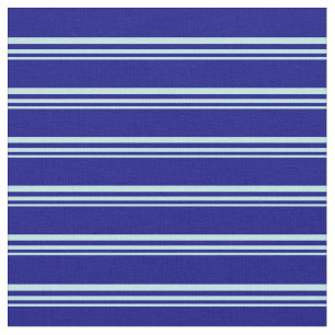 Turquoise & Blue Stripes/Lines Pattern Stof