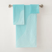 Turquoise blue Towel Bad Handdoek (Insitu)
