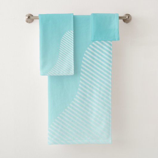 Turquoise blue Towel Bad Handdoek (Insitu)