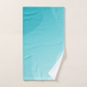 Turquoise blue Towel Bad Handdoek (Handdoek)