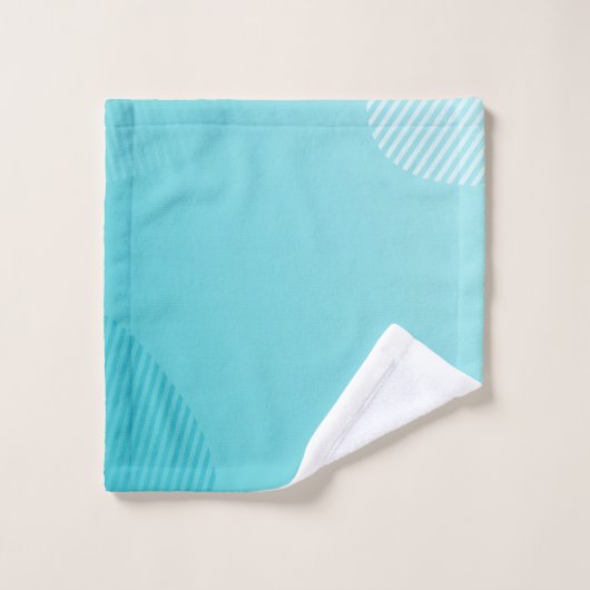 Turquoise blue Towel Bad Handdoek (Wasdoekje)
