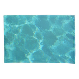 Turquoise Blue Water Pillowcase Kussensloop