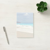 Turquoise Blue Zee Beach Photo Faded Post-it Notes (Kantoor)