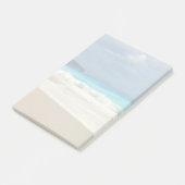 Turquoise Blue Zee Beach Photo Faded Post-it Notes (Schuin)
