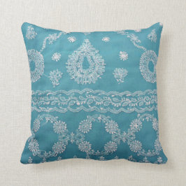 Turquoise Boheem Kussen