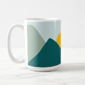 Turquoise Boho Bergmok Koffiemok (Links)