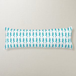 Turquoise Bold Mod Go Girls Lichaamskussen