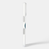 Turquoise Boomerang Retro Mid Century Modern Case-Mate iPhone Case (Achterkant / Rechts)