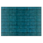 Turquoise Bricked Large Cutting Board Snijplank (Voorkant)
