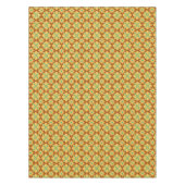 Turquoise Brown Yellow Spanish Tegel Pattern Tafelkleed (Voorkant)