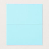 turquoise bruin land westerne bruiloft Place Card Visitekaartje (Binnenkant ongevouwen)