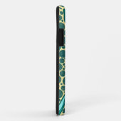 Turquoise bulbo flowers Case-Mate iPhone case (Achterkant/rechts)