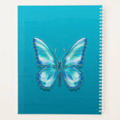 Turquoise butterfly planner (Achterkant)
