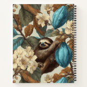 Turquoise Cacao Sloth Chocolate Tasting Notitieboek (Achterkant)