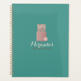Turquoise Cake Order Book Planner
