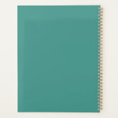 Turquoise Cake Order Book Planner (Achterkant)