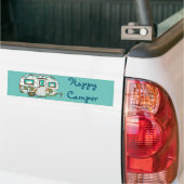Turquoise camper bumper sticker (Op Truck)