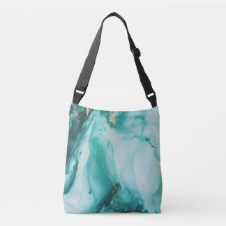Turquoise Carrara Crossbody Tas