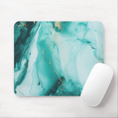 Turquoise Carrara Muismat (Met muis)