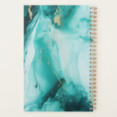 Turquoise Carrara Planner (Achterkant)