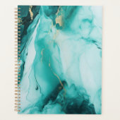 Turquoise Carrara Planner (Voorkant)
