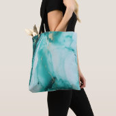 Turquoise Carrara Tote Bag (Dichtbij)