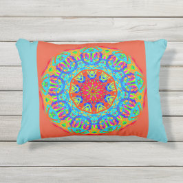Turquoise Celebration Accent Pillow voor Home Deco Buitenkussen