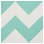 Turquoise Chevron Zigzag Fabric Stof (Swatch)