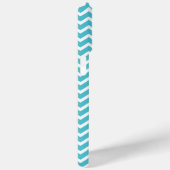 turquoise chevrons patroon Case-Mate iPhone case (Achterkant / Rechts)