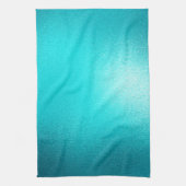 Turquoise Chic Aqua Blue Theedoek (Verticaal)
