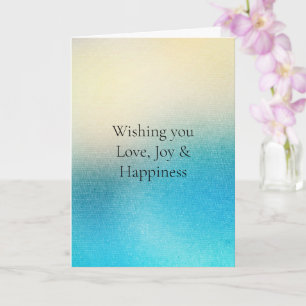 Turquoise Chic Wit Aqua Blauw Kaart
