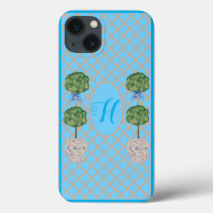 Turquoise Chinoiserie Ginger Jar Jars Topiary Case-Mate iPhone Case