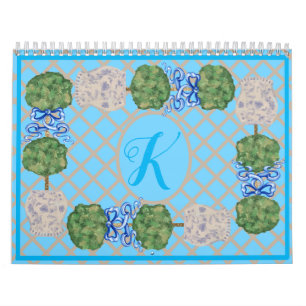 Turquoise Chinoiserie Ginger Jar Jars Topiary Kalender