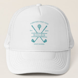 Turquoise Classic Golfclub Naam Trucker Pet