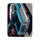 Turquoise Classic Little Nash Metropolitan Magneet (Verticaal)