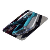 Turquoise Classic Little Nash Metropolitan Magneet (Linkerzijde)