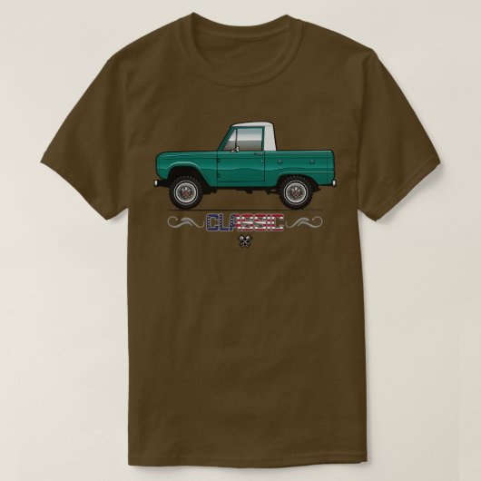 Turquoise Classic T-shirt (Design voorkant)