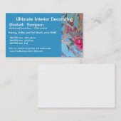 Turquoise Cloisonne Art Visitekaartje (Voorkant / Achterkant)