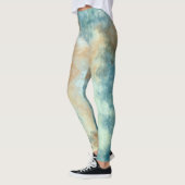 Turquoise Cloud art Leggings (Links)