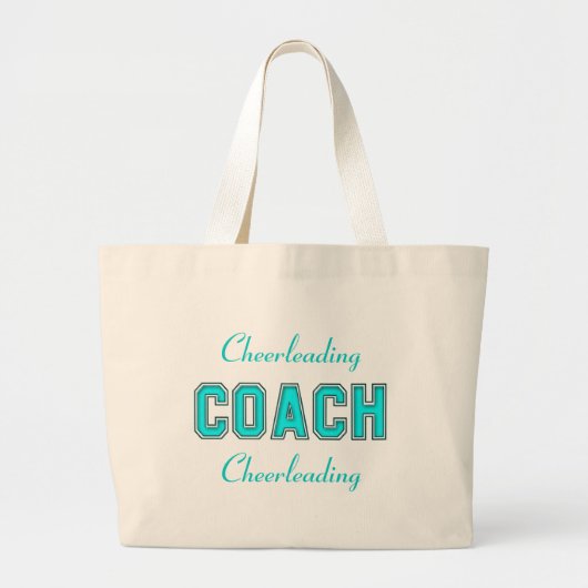 Turquoise Coach Grote Tote Bag (Voorkant)