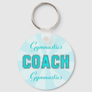 Turquoise Coach Sleutelhanger