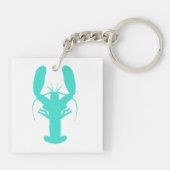 Turquoise Coastal Lobster Sleutelhanger (Achterkant)