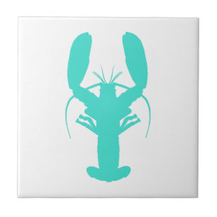 Turquoise Coastal Lobster Tegeltje